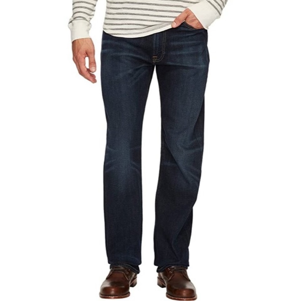 Lucky Brand 363 Vintage Straight Jeans, Dark Wash - Men's 34 X 30